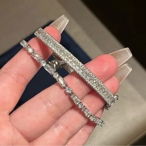 Crystal Tennis Bracelets – Set of 2